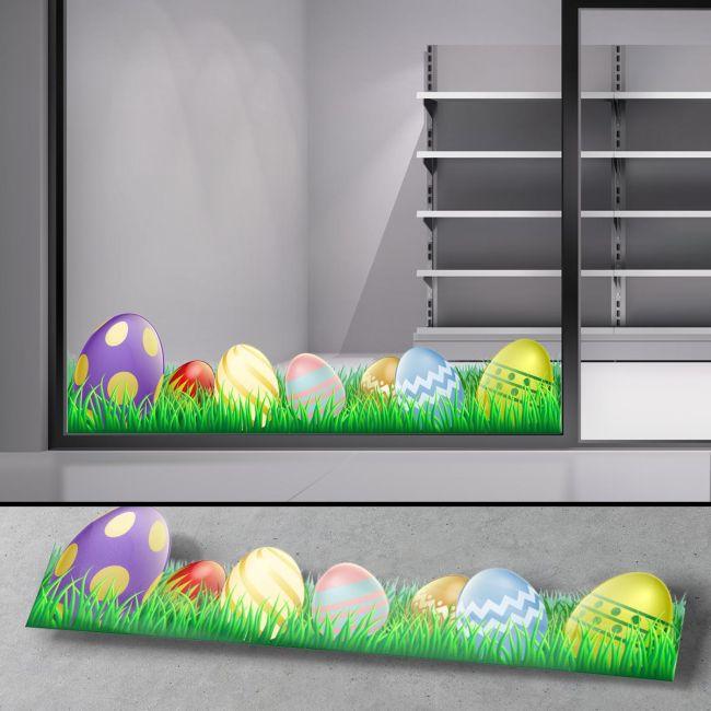 Wall sticker Easter border 