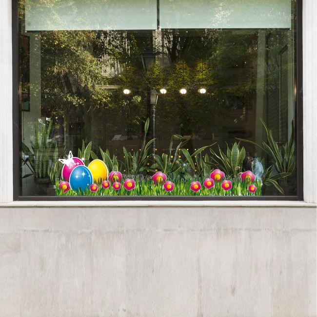 Wall sticker Easter border 3