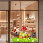 Wall sticker Easterbasket