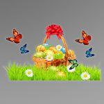 Wall sticker Easterbasket