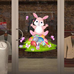 Wall sticker Easterbunny, minimal style 2