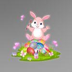 Wall sticker Easterbunny