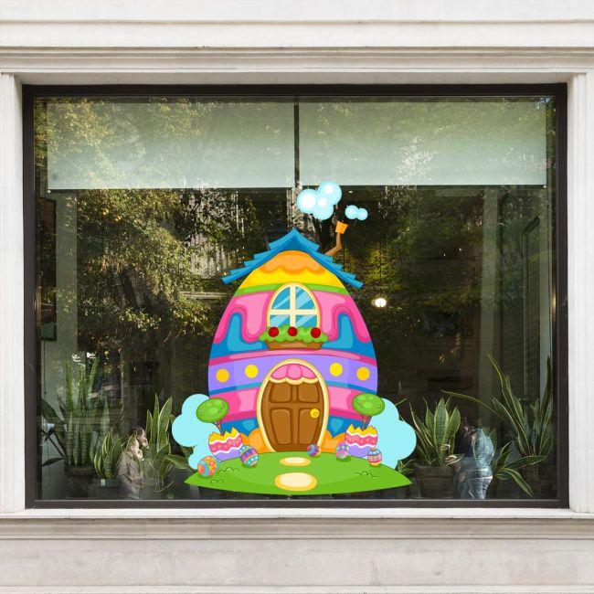 Αυγόσπιτο αυτοκόλλητο τοίχου Πασχαλινό