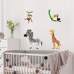 Kids wall stickers Jungle Animals