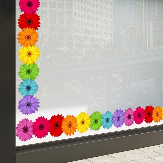 Store front sticker Spring border