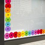 Store front sticker Spring border