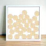 Wooden frame wishes Stop sign