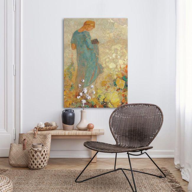 Canvas print Pandora I, Redon Odilon