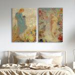 Canvas print Sweet dreams minimal, two panels