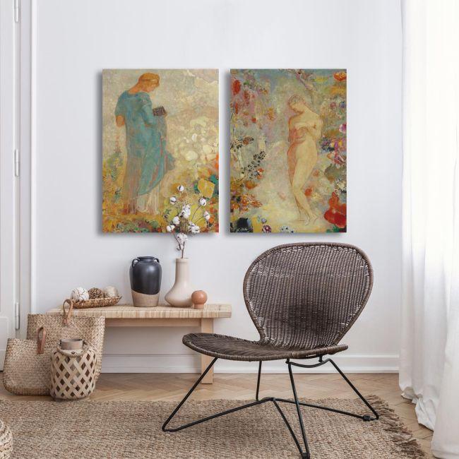 Canvas print Sweet dreams minimal, two panels