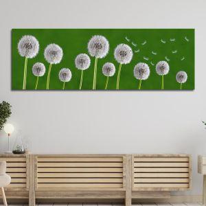 Πίνακας σε καμβά Dandelions, πανοραμικός
