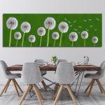 Πίνακας σε καμβά Dandelions, πανοραμικός