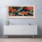 Canvas print Coloful kois, reart (original YAYOI Kusama)