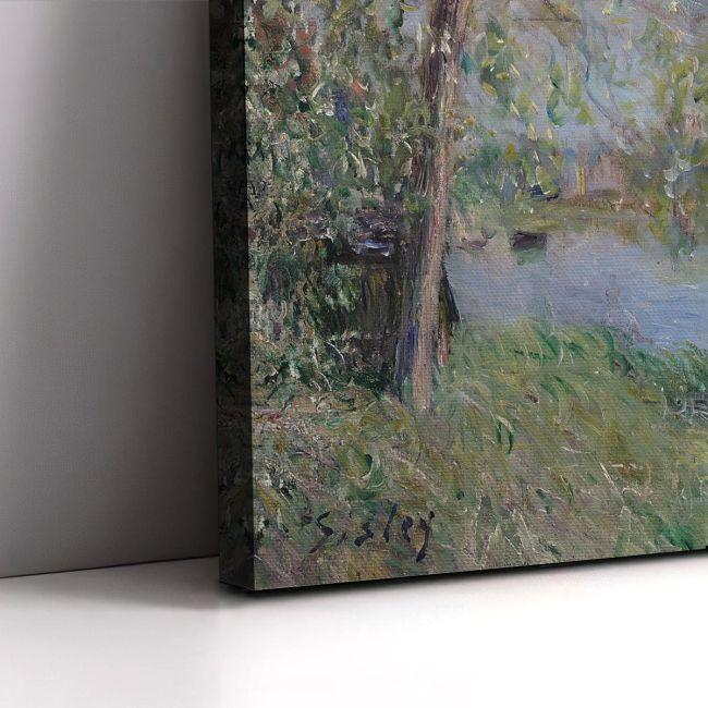 Πίνακας ζωγραφικής River landscape in Moret, Sisley Alfred