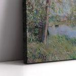 Canvas print River landscape in Moret, Sisley A.