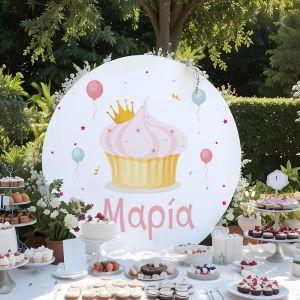 Wooden printed sign, Cup cakes time 2