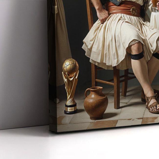 Canvas print, Modern Greeks