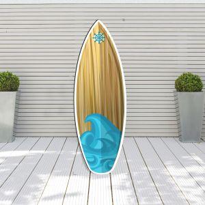 Σανίδα surf ξύλινη φιγούρα εκτυπωμένη 2