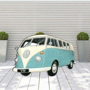 Wooden figure printed Camper lineart 2