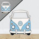 Wooden printed figure, Van camper