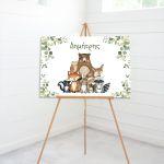 Canvas print Vaptism welcome, All forest animals