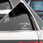 Baby car sticker Little boys on board