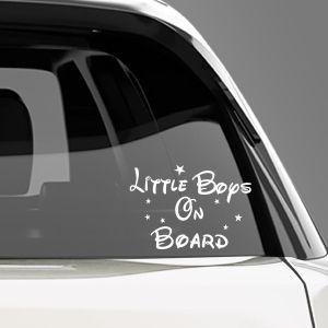 Baby car sticker Little boys on board 2