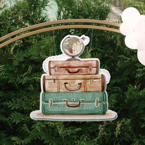 Wooden figures printed, travel theme II 2