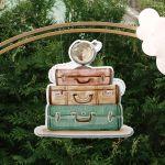 Wooden figures printed, travel theme II