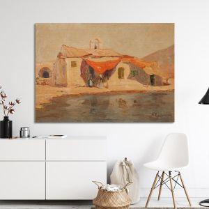 Canvas print Fisherman's House, Oikonomou M.