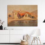 Canvas print Fisherman's House, Oikonomou M.