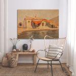 Canvas print Fisherman's House, Oikonomou M.
