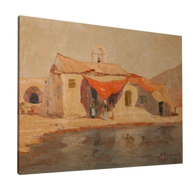 Canvas print Fisherman's House, Oikonomou M.