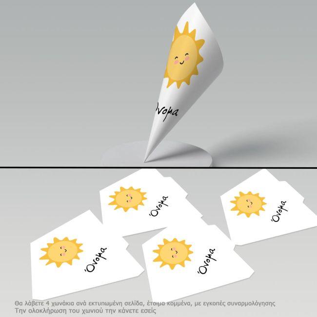 Paper candy cones Cup cakes time