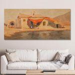 Canvas print Fishhouse, Oikonomou, panoramic