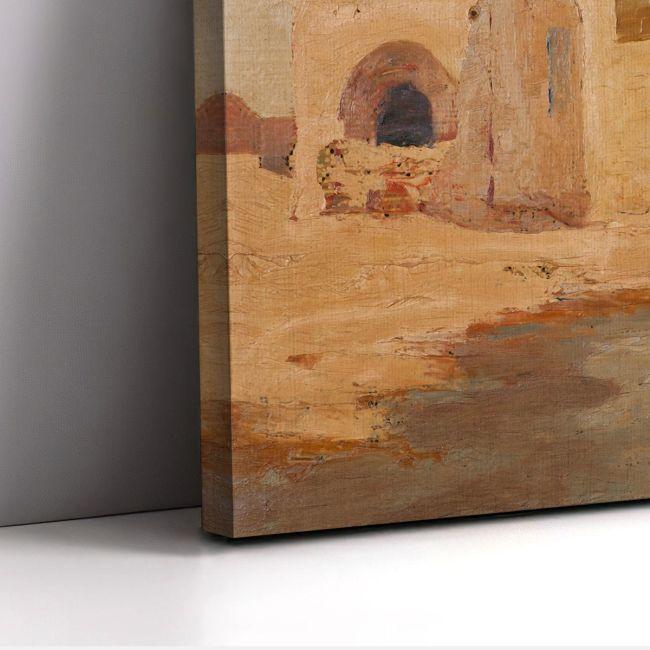 Canvas print Fishhouse, Oikonomou, panoramic