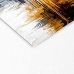 Canvas print Abstract lines and color, square