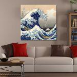 Πίνακας ζωγραφικής The great wave off Kanagawa, Hokusai