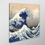Canvas print The great wave off Kanagawa, Hokusai