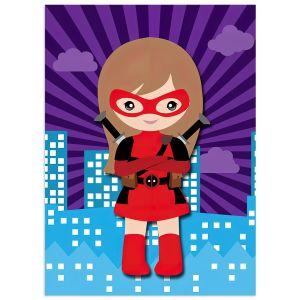 You are a super girl I αφίσα κάδρο Αφίσα πόστερ με μαύρη κορνίζα, minimal στυλ 2