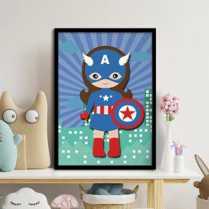 You are a super girl II αφίσα κάδρο  Αφίσα πόστερ με μαύρη κορνίζα