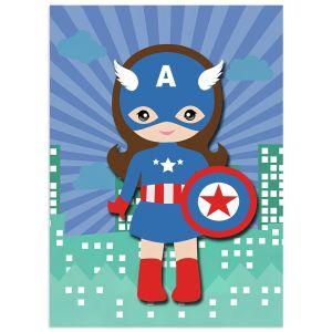 You are a super girl II poster, minimal style 2