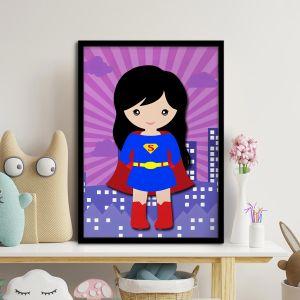You are a super girl V, poster