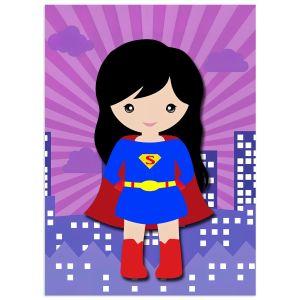 You are a super girl V αφίσα κάδρο  Αφίσα πόστερ με μαύρη κορνίζα 2