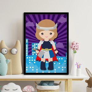 You are a super girl V, poster
