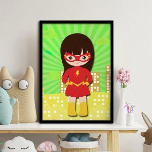 You are a super girl VII αφίσα κάδρο  Αφίσα πόστερ με μαύρη κορνίζα