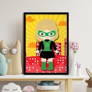 You are a super girl X, poster