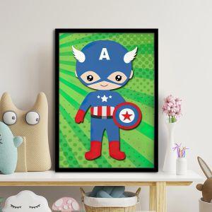 You are a super hero V, poster