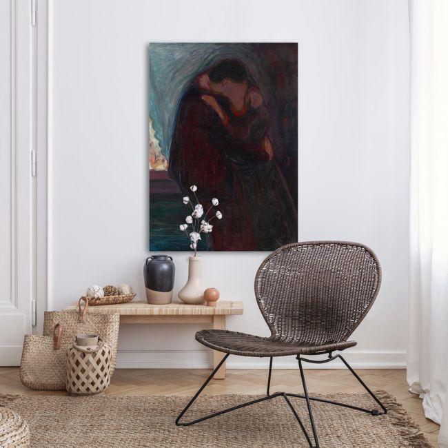 Canvas print The kiss, Munch