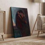 Canvas print The kiss, Munch
